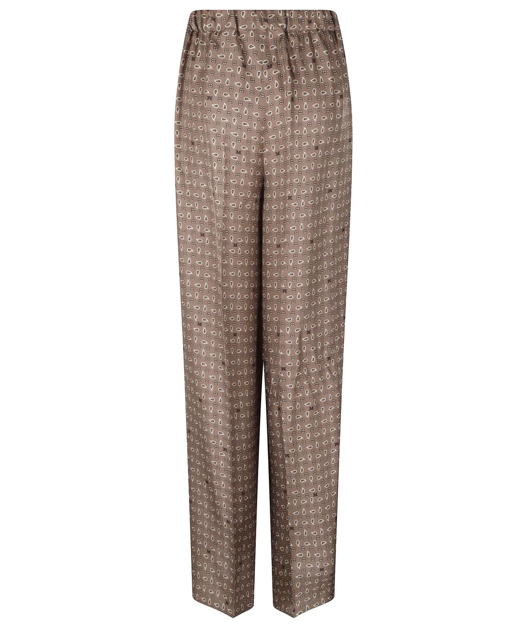 MAX MARA Бежевые прямые брюки, фото 3