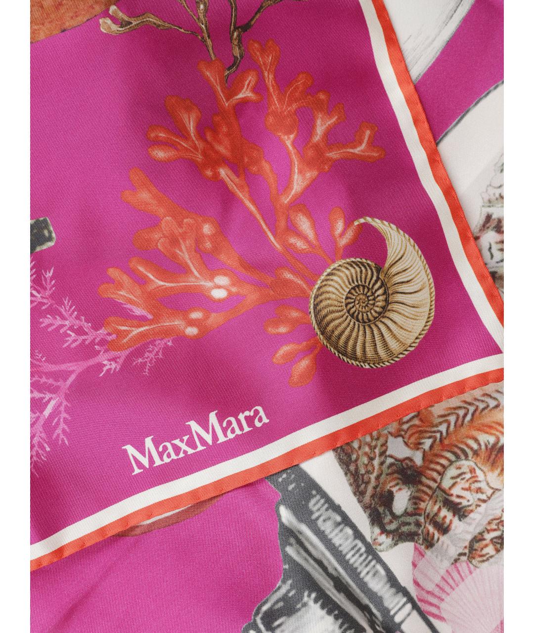 MAX MARA Фуксия шарф, фото 2