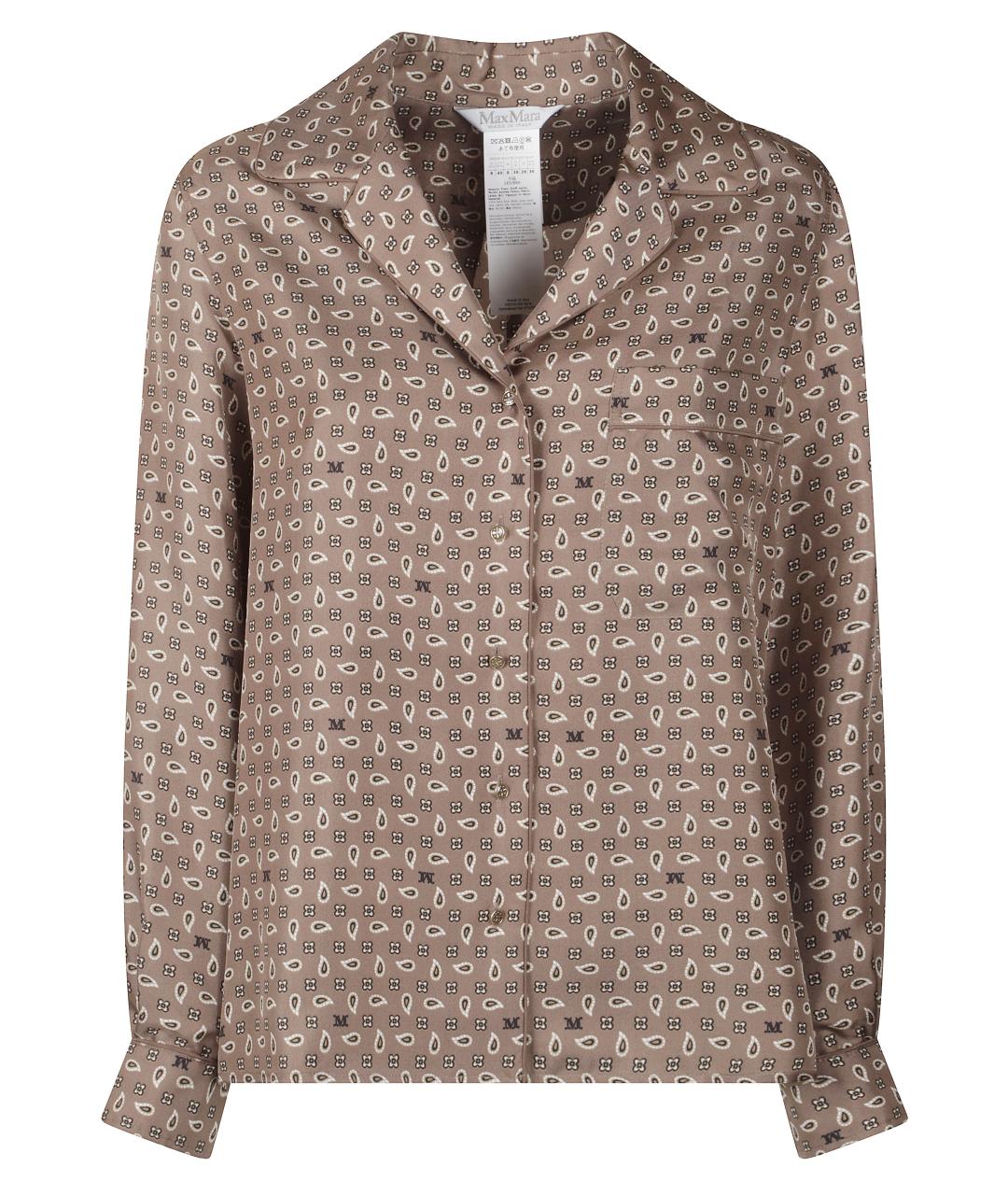 MAX MARA Бежевая рубашка, фото 1
