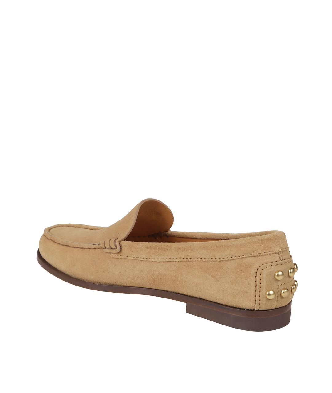 TOD'S Бежевые лоферы, фото 3
