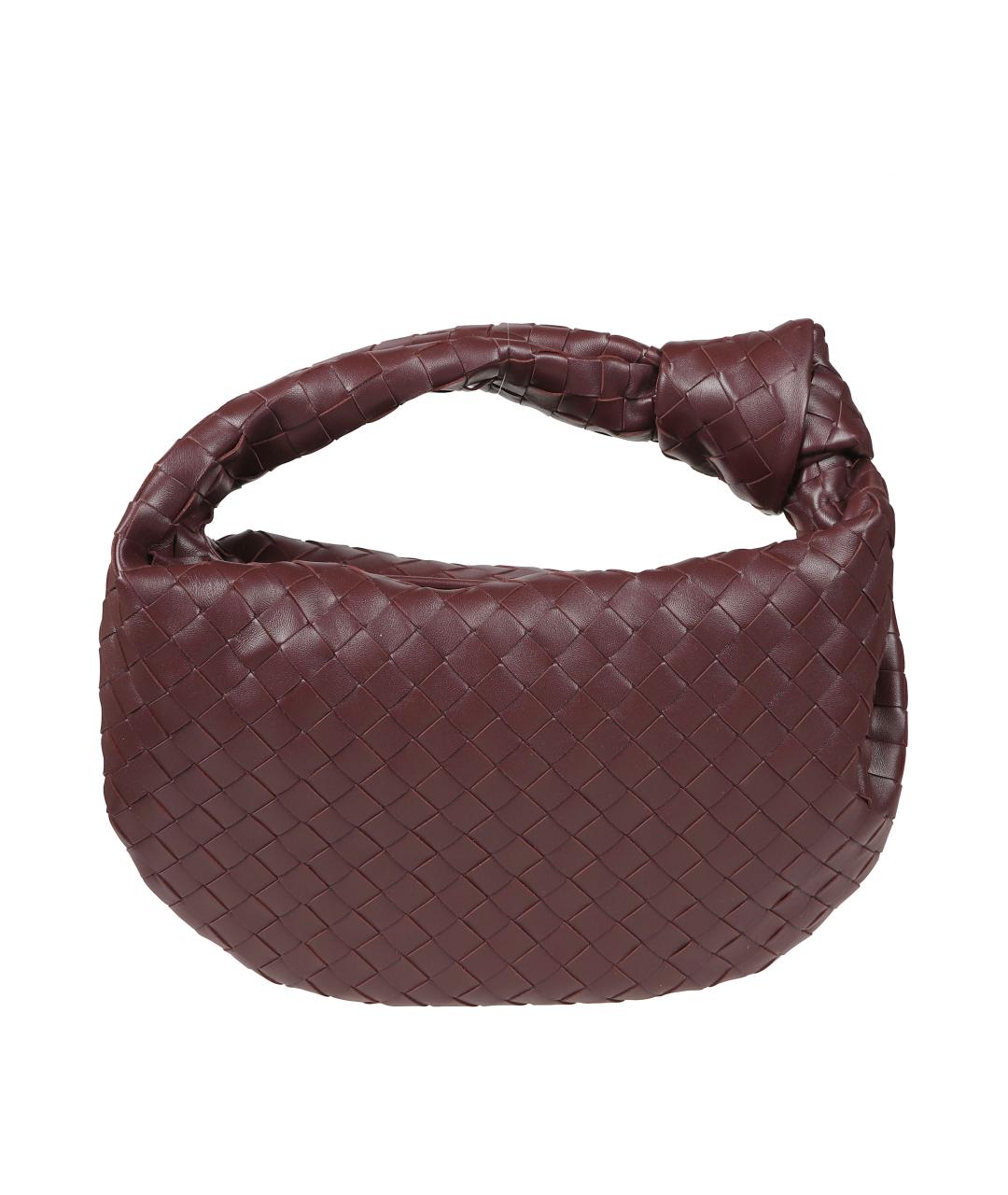 BOTTEGA VENETA Коричневая кожаная сумка с короткими ручками, фото 2