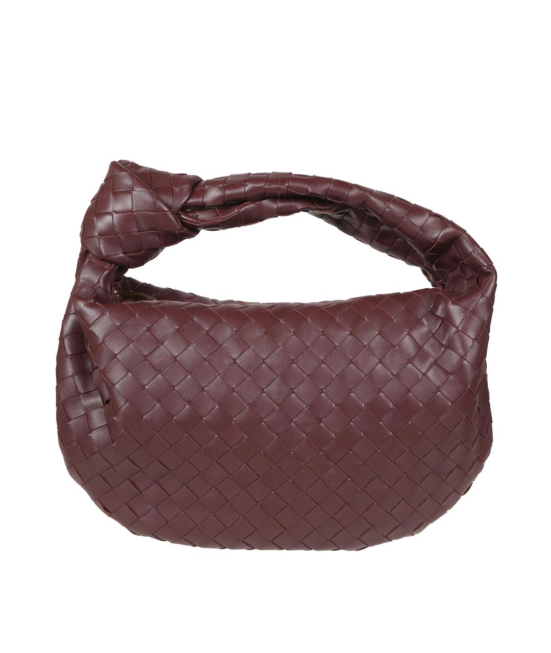 BOTTEGA VENETA Коричневая кожаная сумка с короткими ручками, фото 1