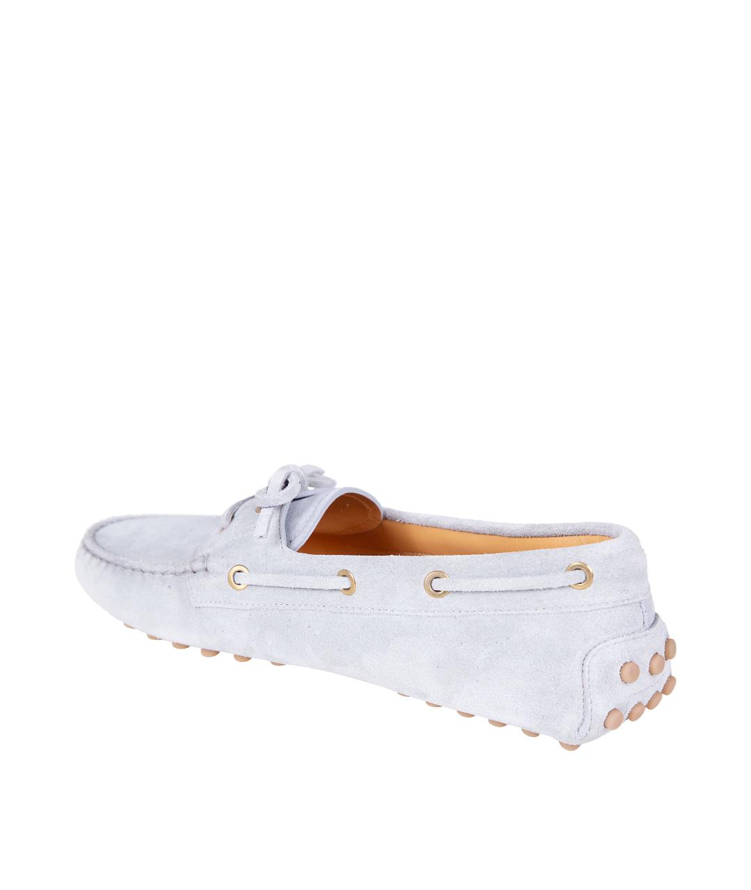 TOD'S Серые лоферы, фото 3