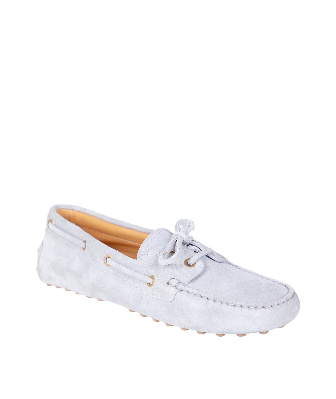 TOD'S Серые лоферы, фото 2