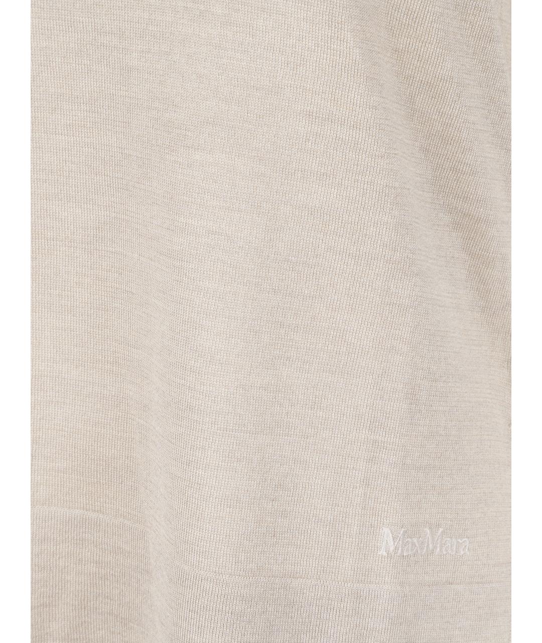 MAX MARA Серая шелковая майка, фото 2