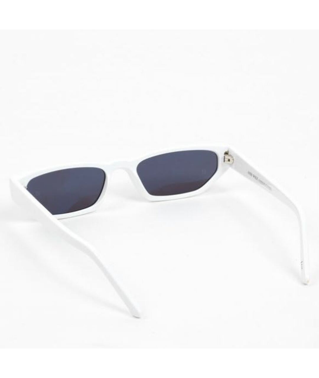 ANDY WOLF EYEWEAR Белые пластиковые солнцезащитные очки, фото 3