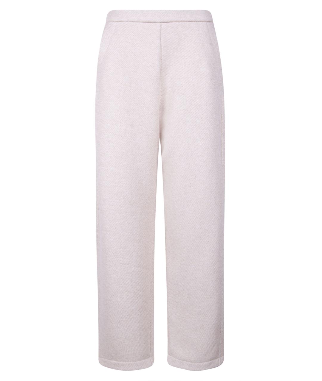 MAX MARA Бежевые прямые брюки, фото 1