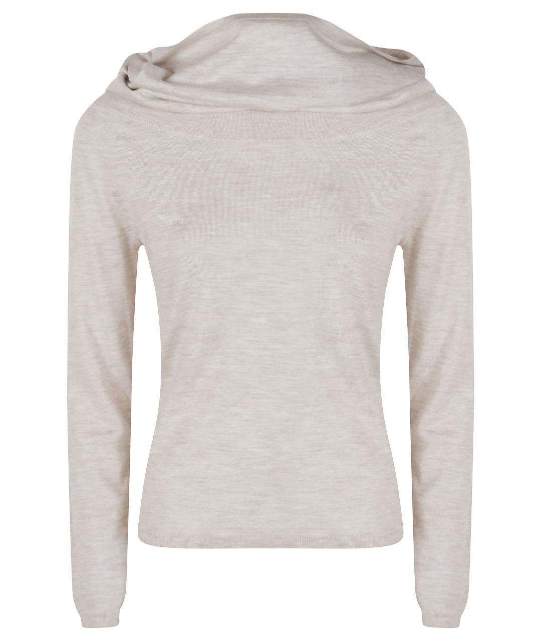 MAX MARA Бежевый джемпер / свитер, фото 1