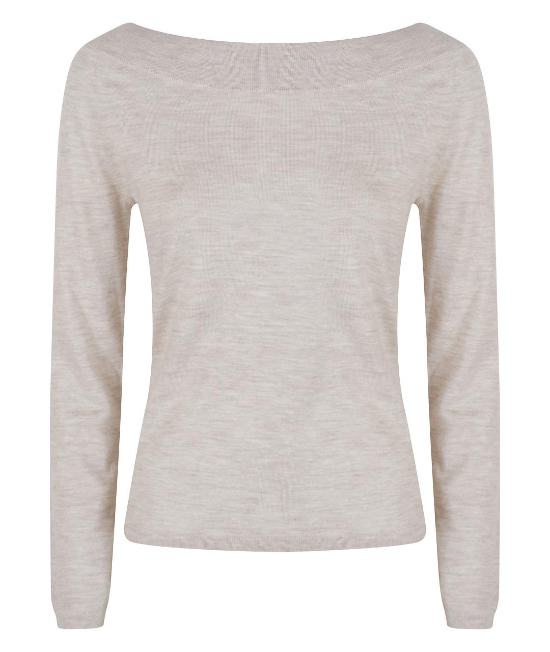 MAX MARA Бежевый джемпер / свитер, фото 2