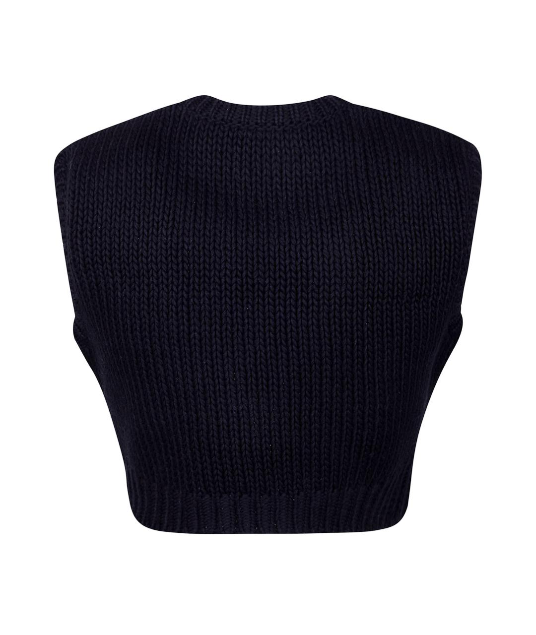 MAX MARA Черная футболка, фото 2