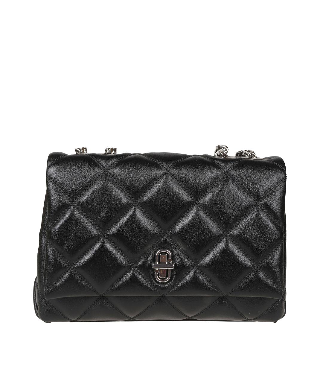 MARC JACOBS Черная кожаная сумка через плечо, фото 1