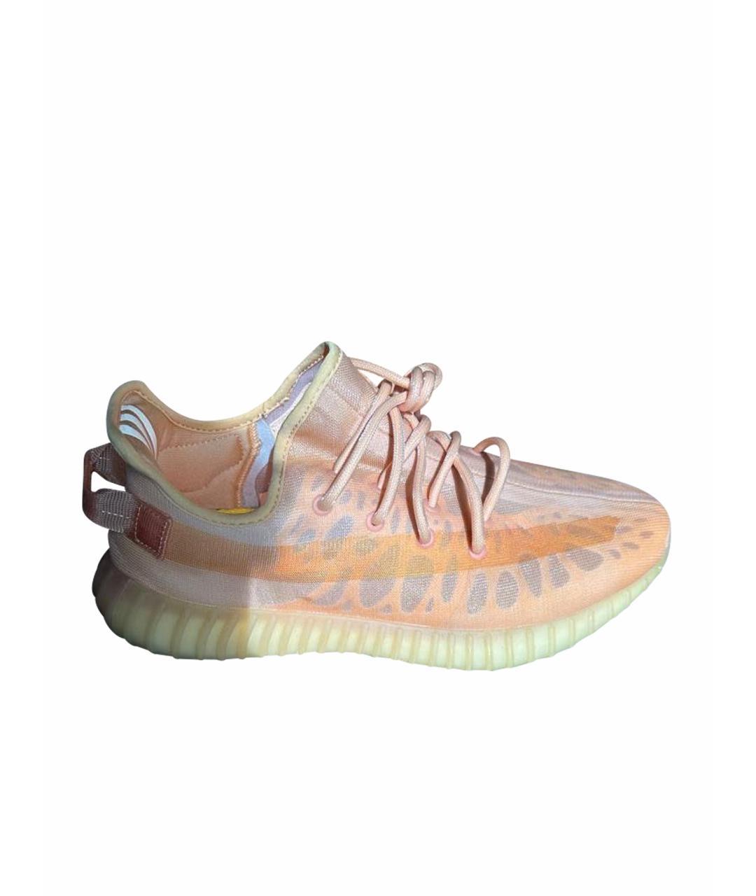 ADIDAS YEEZY Оранжевые низкие кроссовки / кеды, фото 1