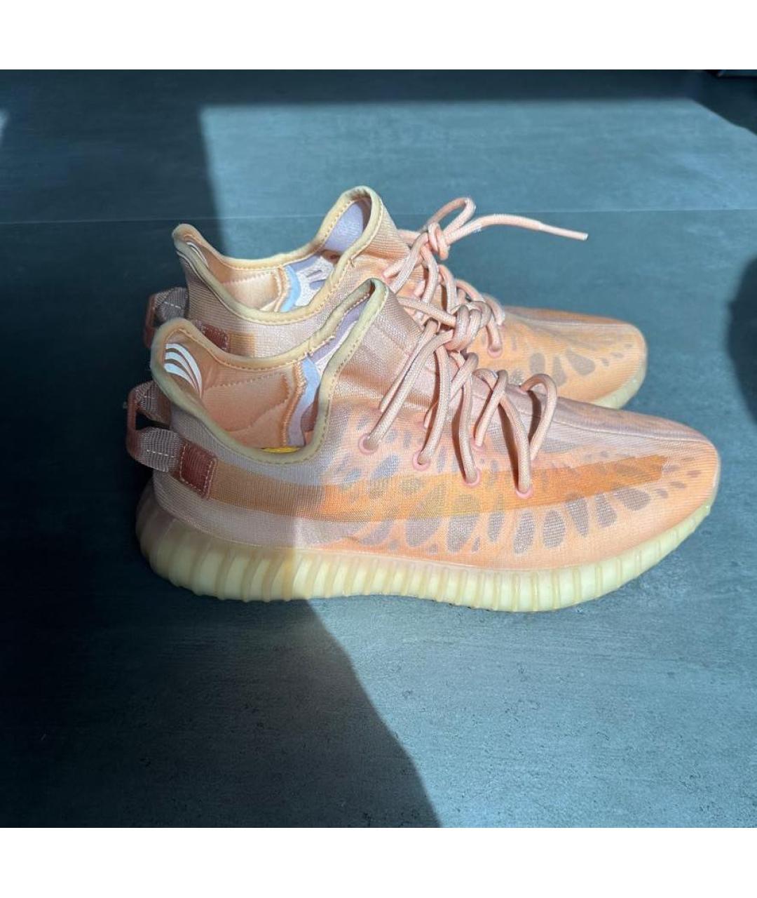 ADIDAS YEEZY Оранжевые низкие кроссовки / кеды, фото 6