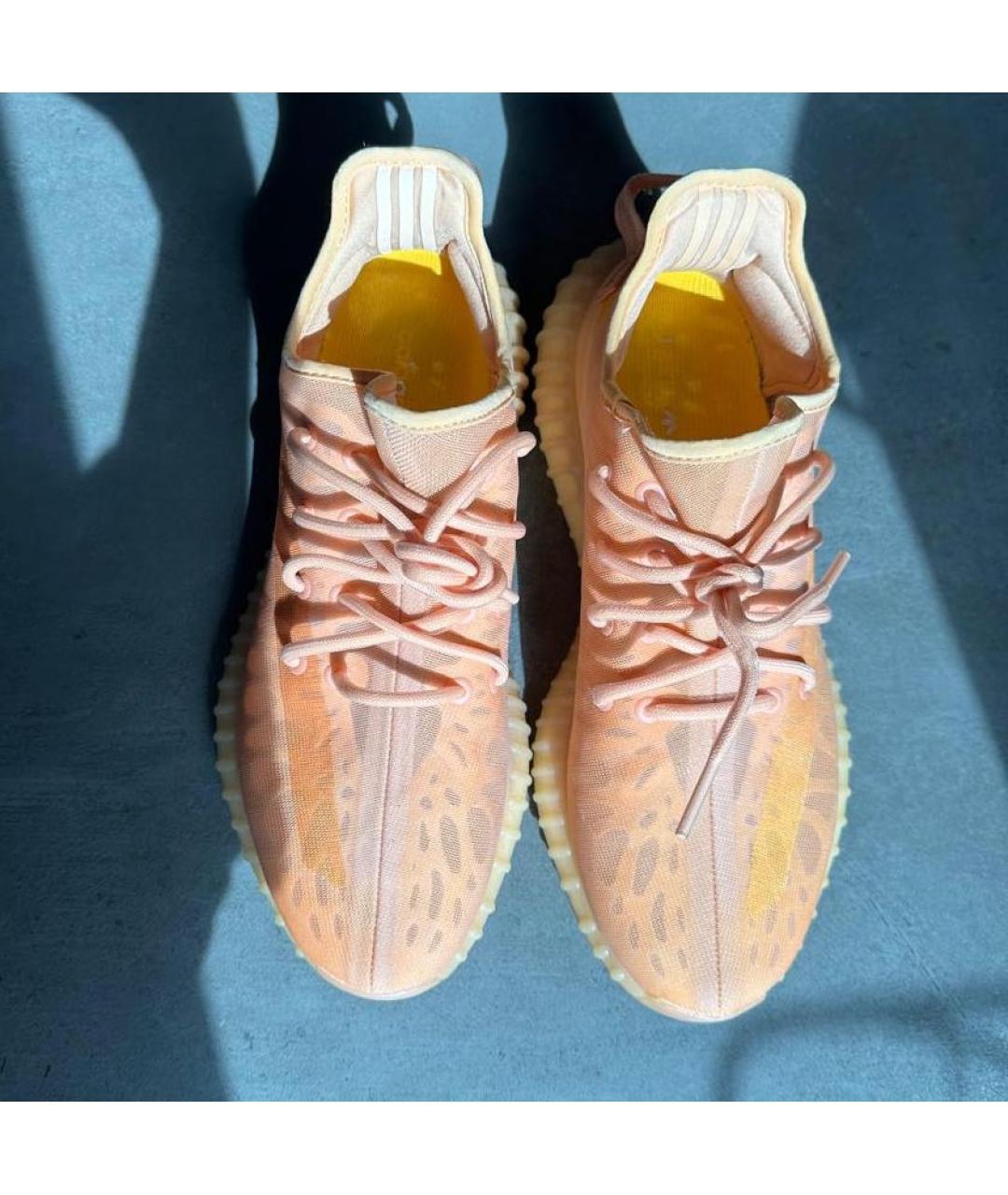 ADIDAS YEEZY Оранжевые низкие кроссовки / кеды, фото 2