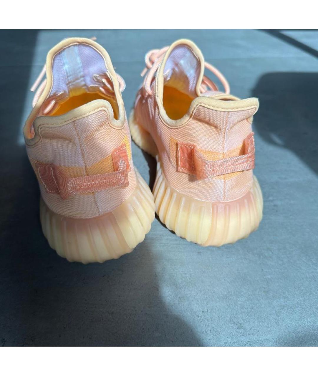ADIDAS YEEZY Оранжевые низкие кроссовки / кеды, фото 4