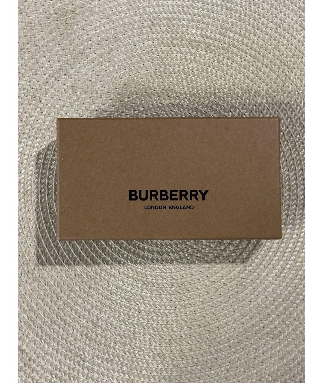BURBERRY Черный кожаный кардхолдер, фото 4