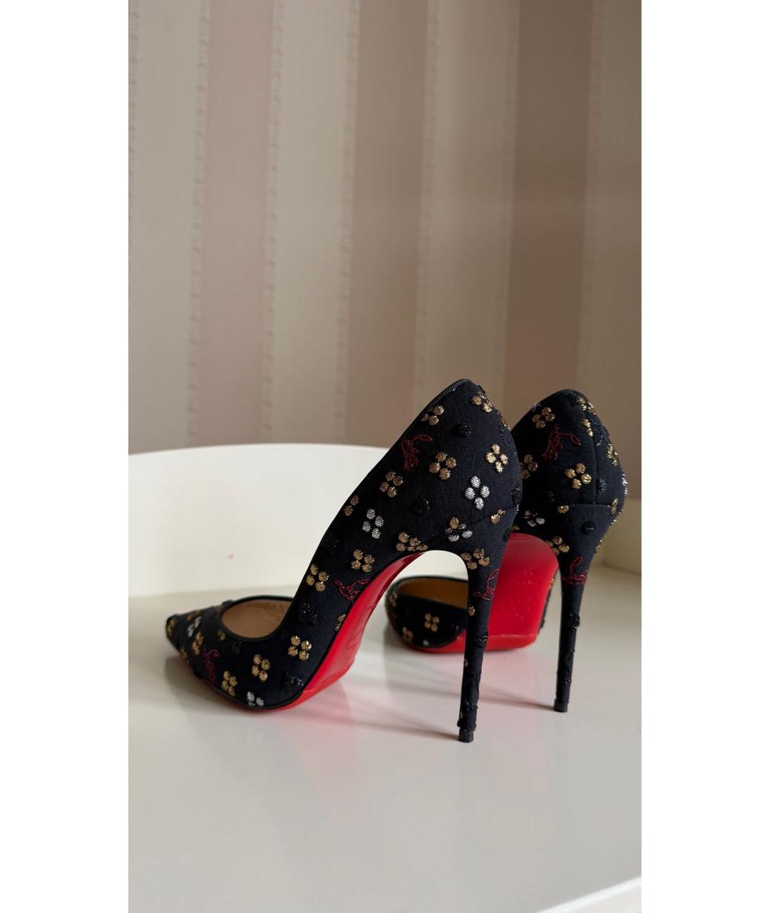 CHRISTIAN LOUBOUTIN Мульти текстильные туфли, фото 3