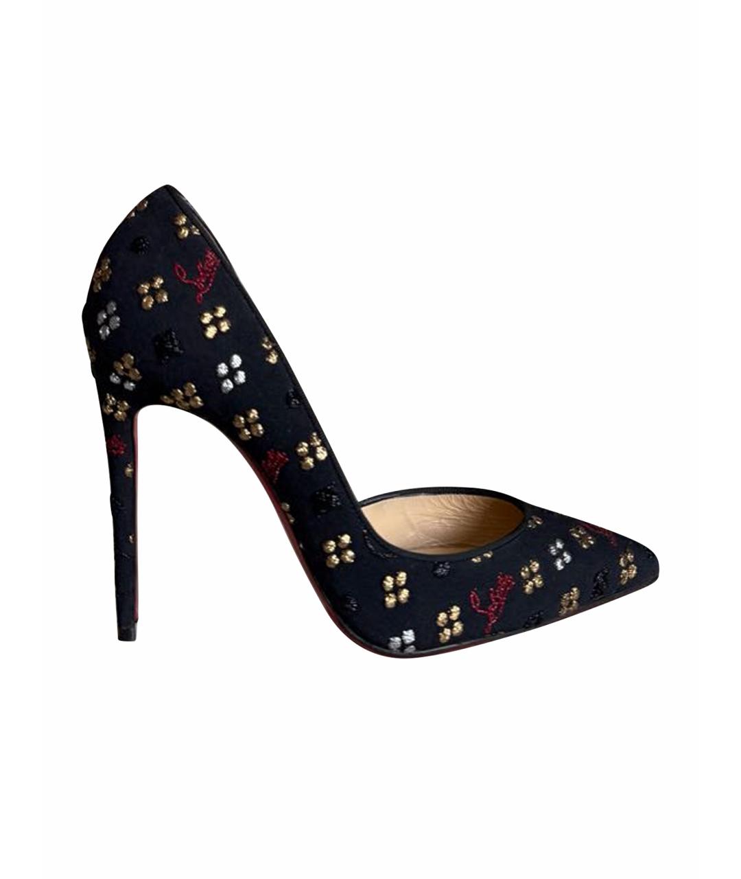 CHRISTIAN LOUBOUTIN Мульти текстильные туфли, фото 6