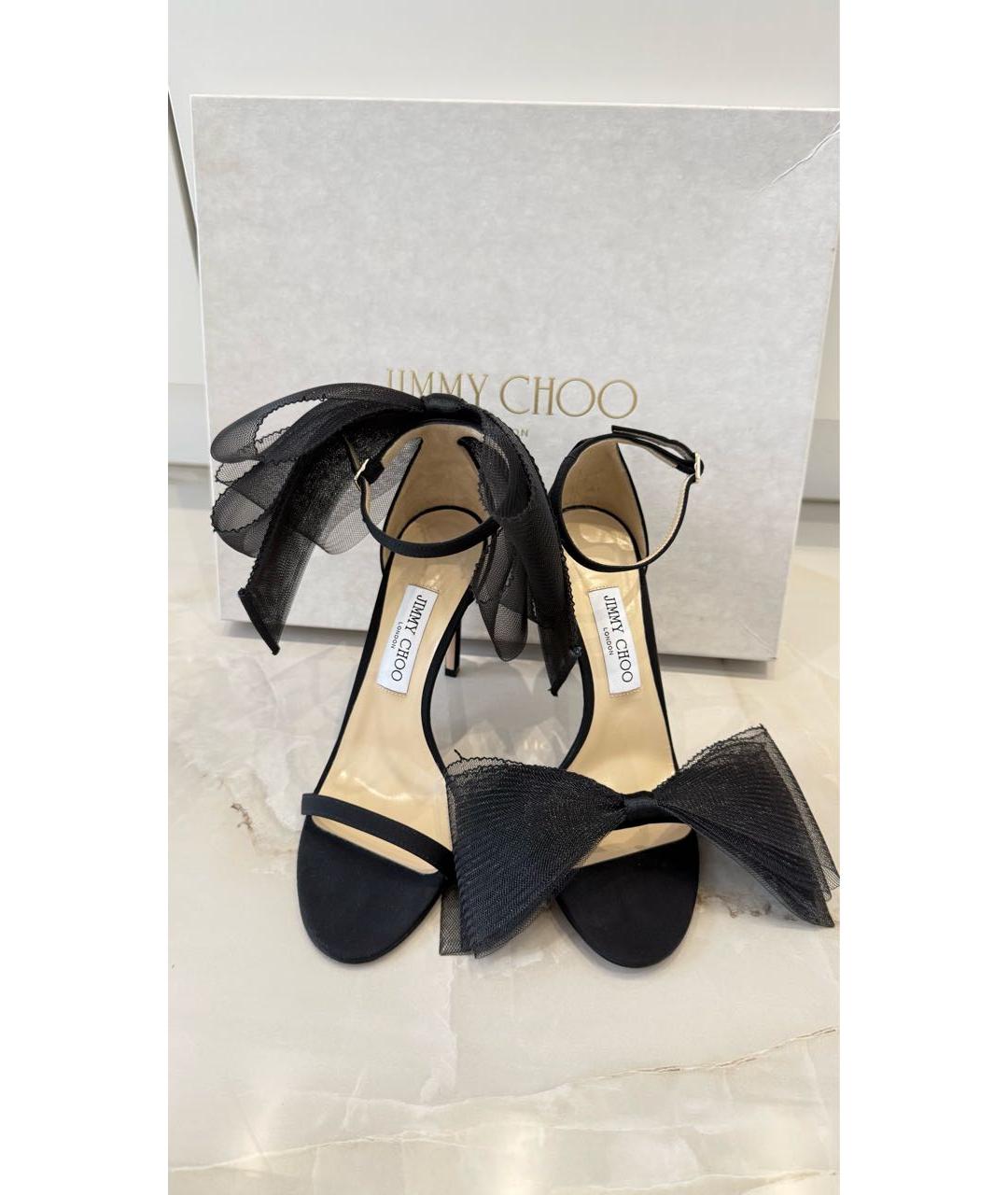 JIMMY CHOO Черные босоножки, фото 3