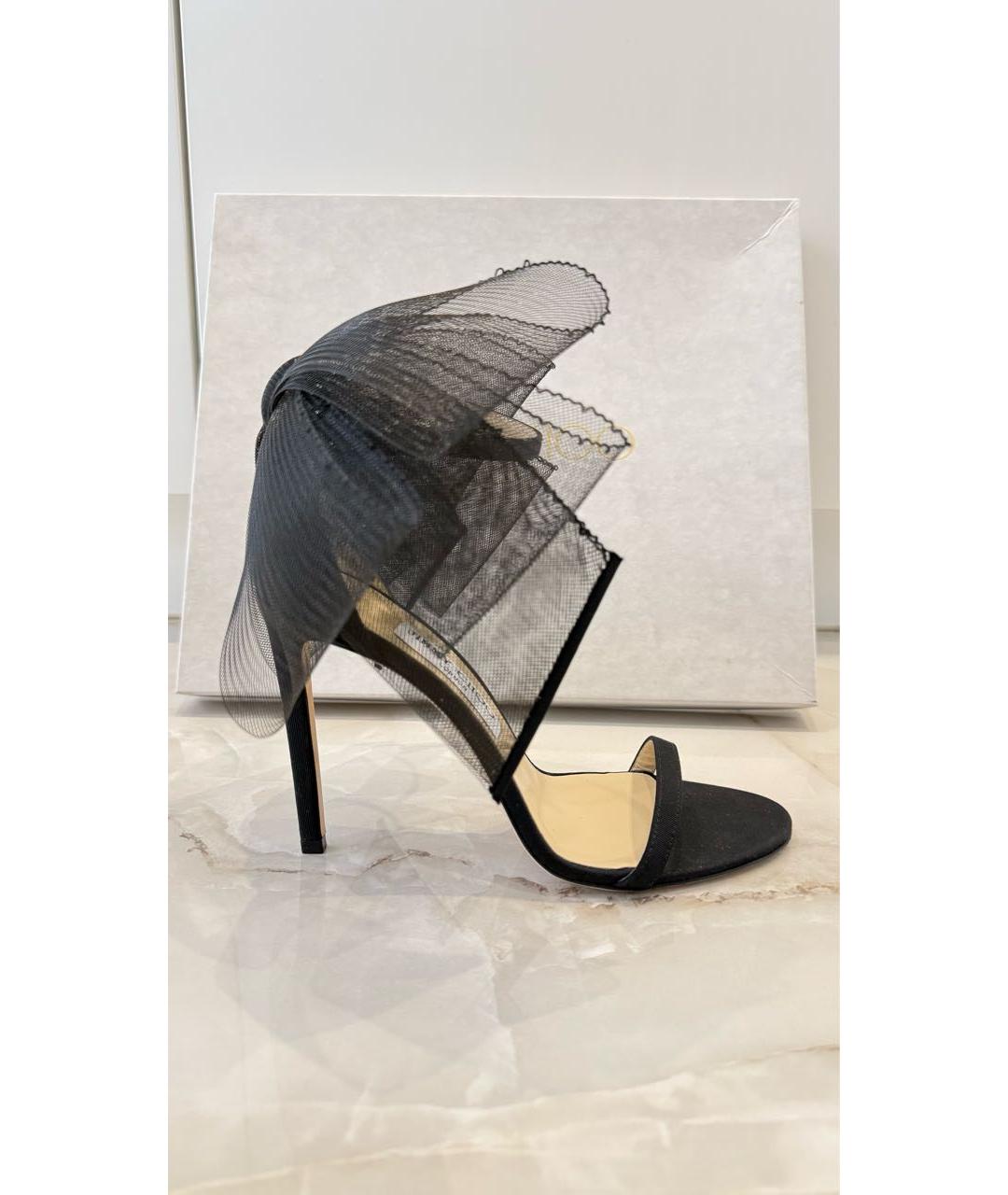 JIMMY CHOO Черные босоножки, фото 9