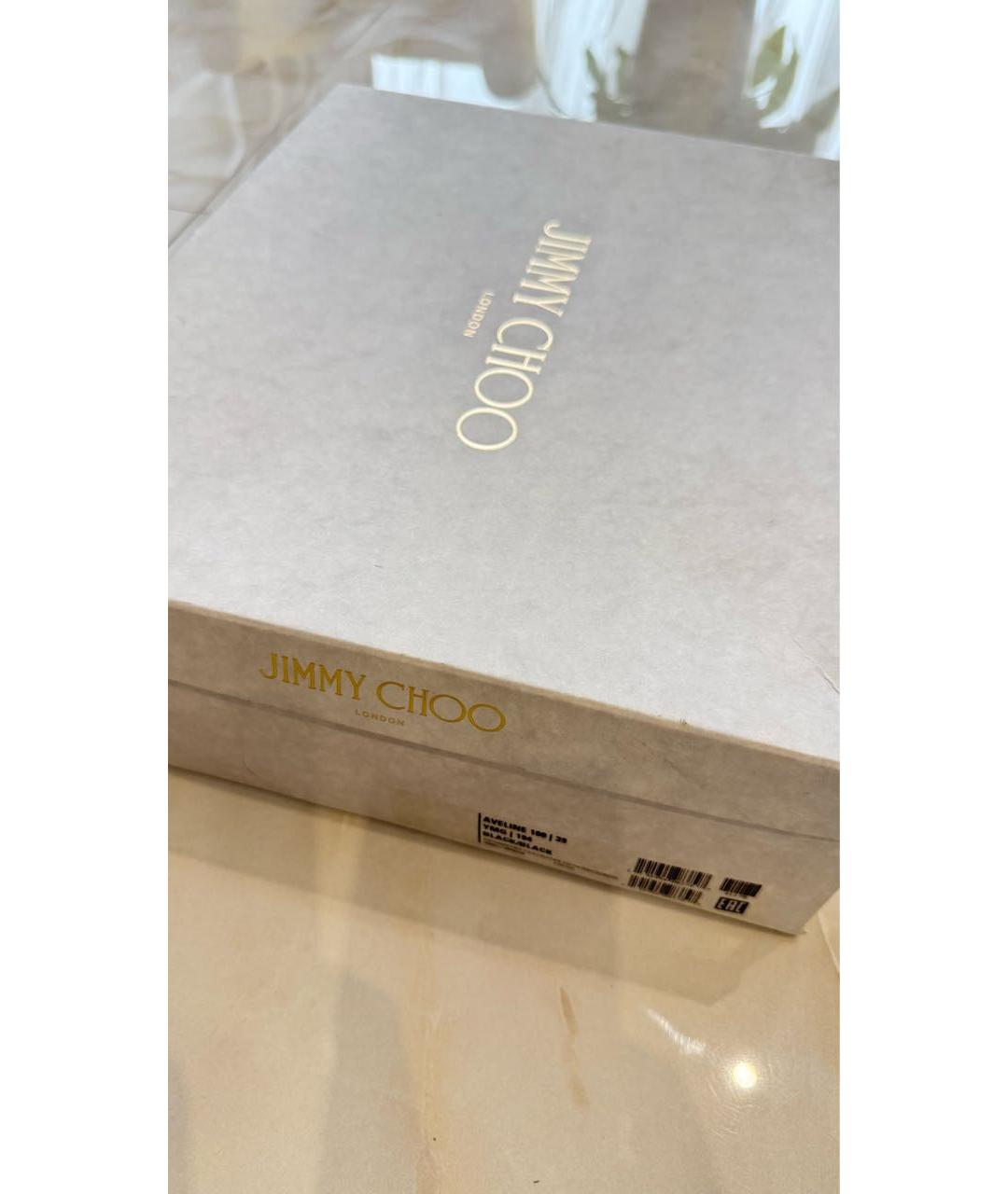 JIMMY CHOO Черные босоножки, фото 8