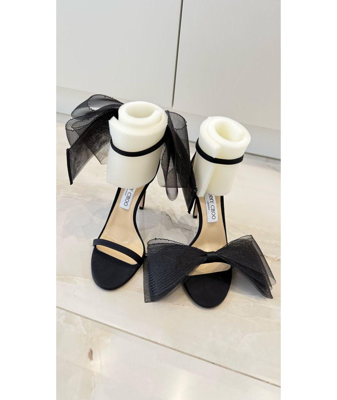 JIMMY CHOO Черные босоножки, фото 2