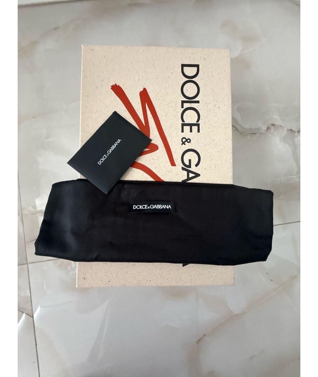 DOLCE&GABBANA Розовые кожаные кеды, фото 7