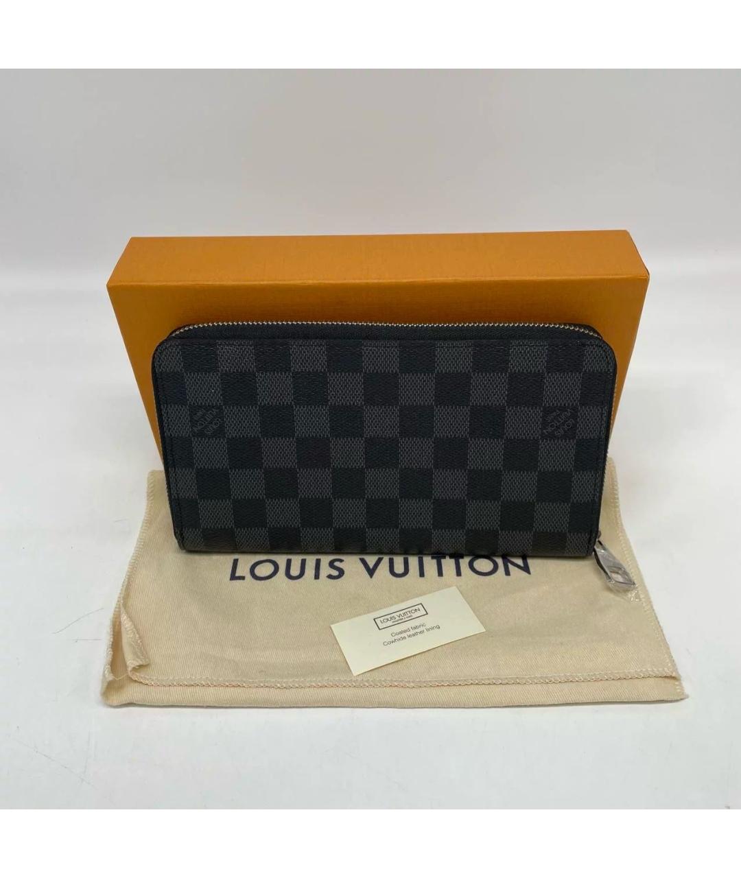 LOUIS VUITTON Черный кошелек, фото 9