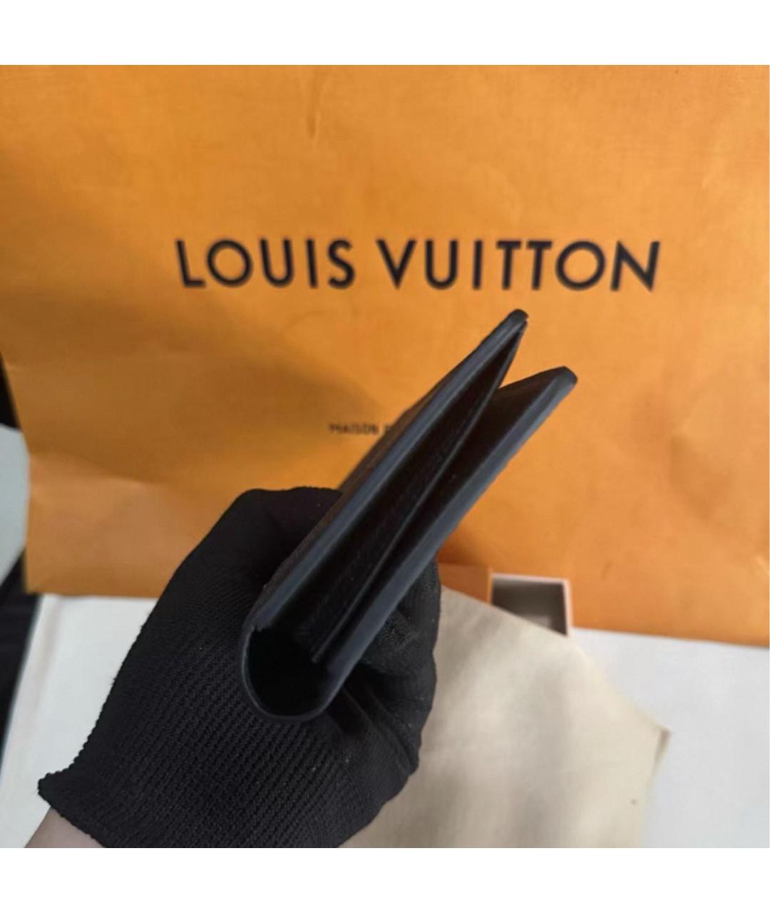LOUIS VUITTON Черный кошелек, фото 5