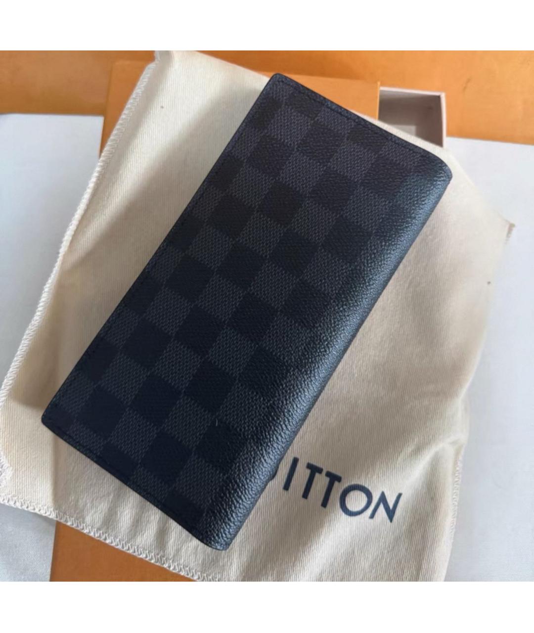 LOUIS VUITTON Черный кошелек, фото 2