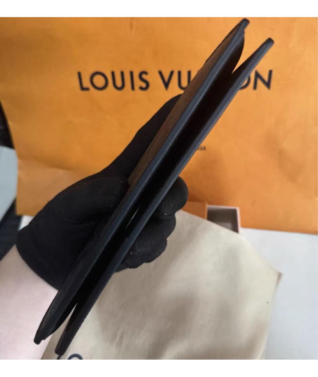 LOUIS VUITTON Черный кошелек, фото 3