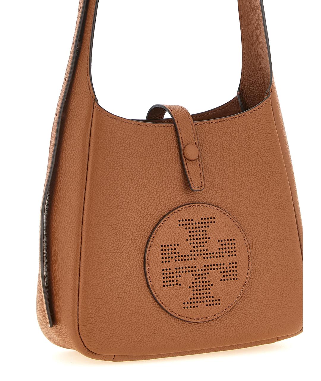 TORY BURCH Коричневая кожаная сумка через плечо, фото 3