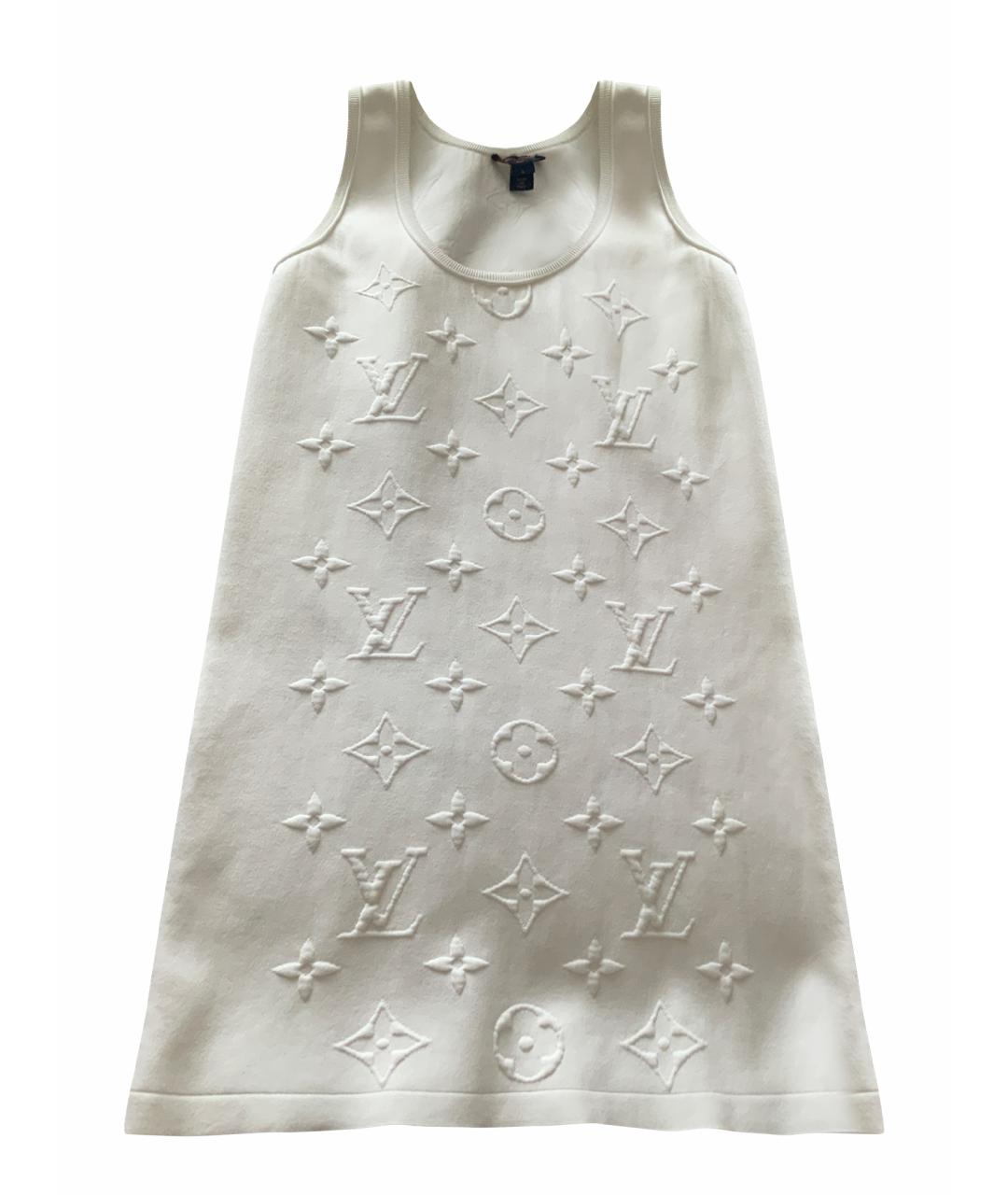 LOUIS VUITTON Белый сарафан, фото 1