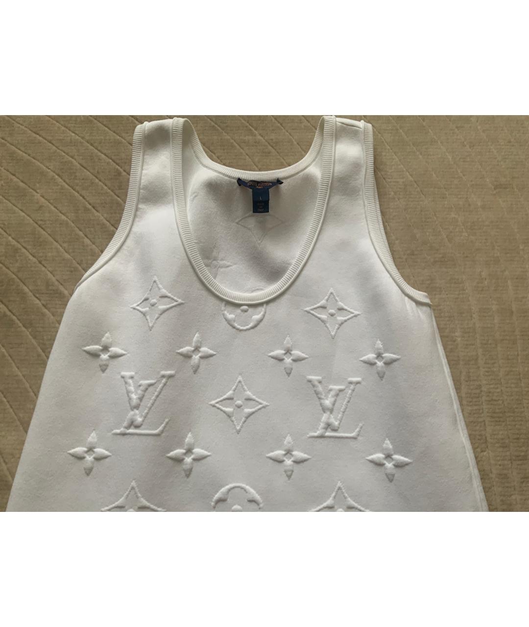 LOUIS VUITTON Белый сарафан, фото 3