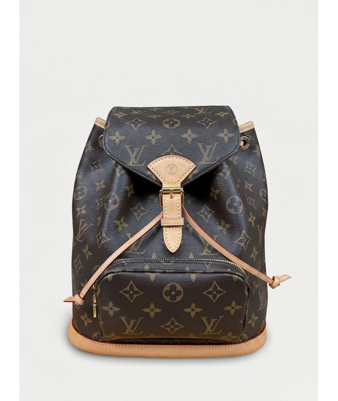 LOUIS VUITTON Коричневый рюкзак, фото 8