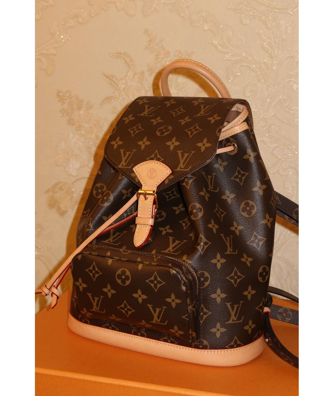 LOUIS VUITTON Коричневый рюкзак, фото 2