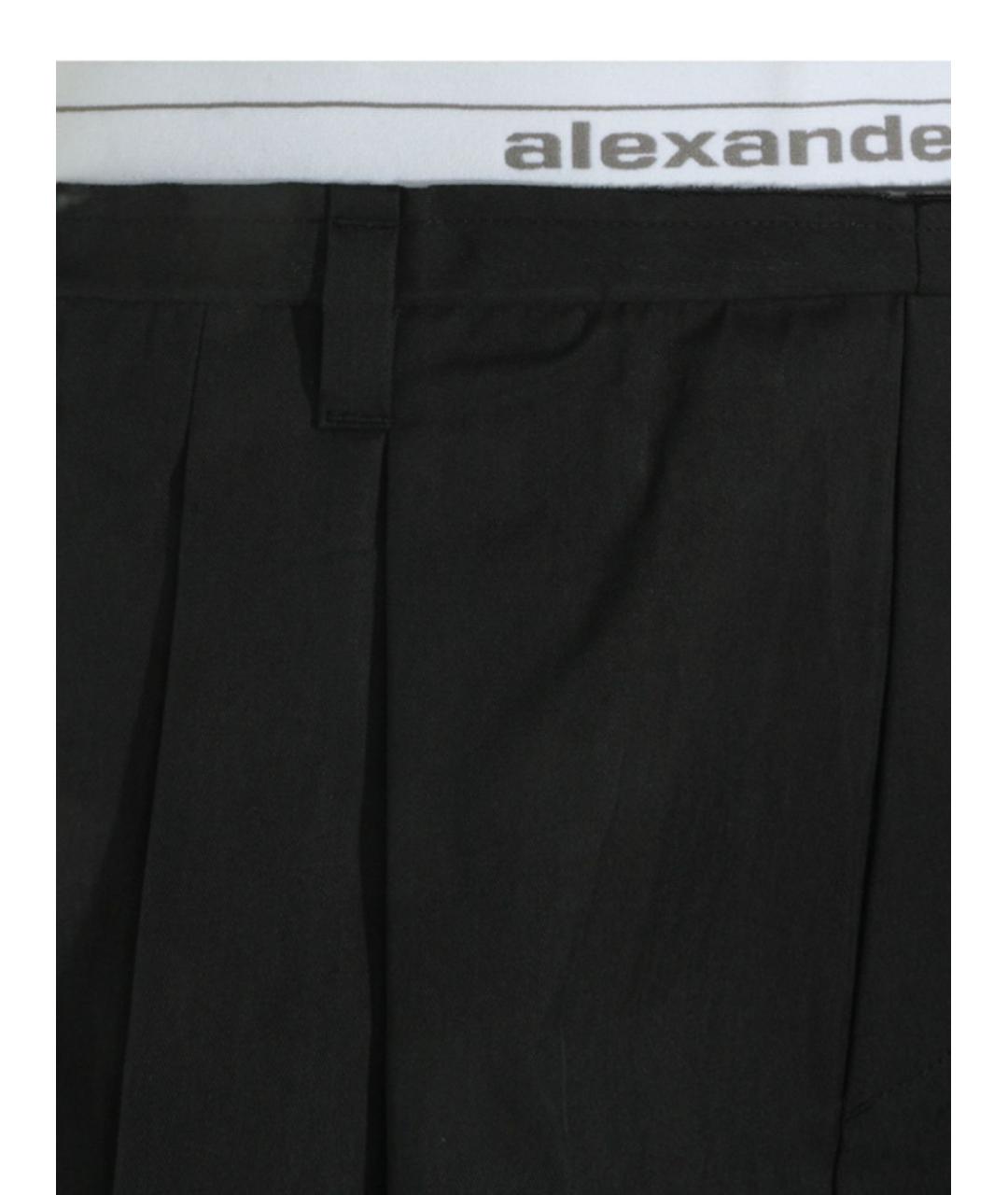 ALEXANDER WANG Черные хлопковые шорты, фото 2