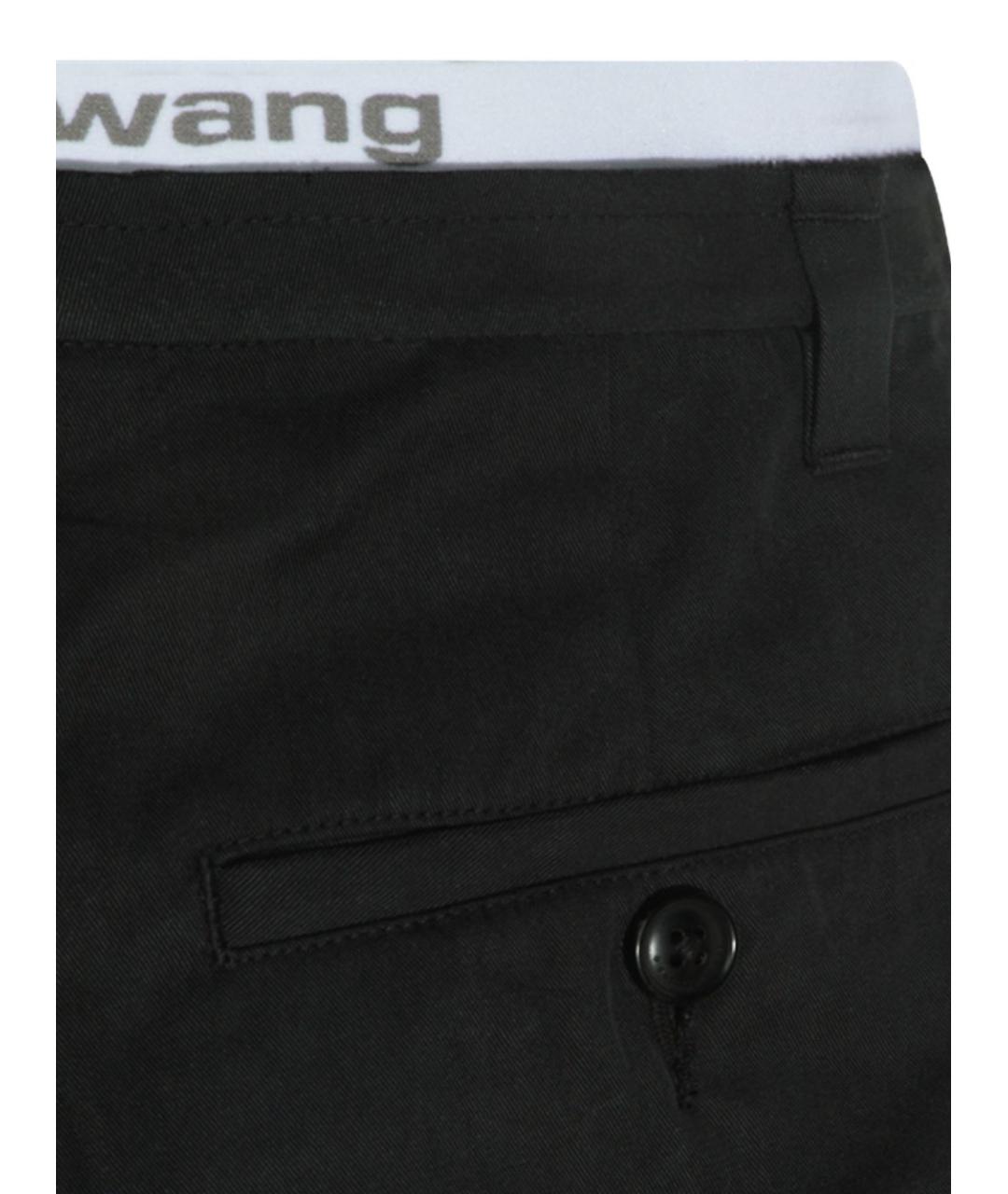 ALEXANDER WANG Черные хлопковые шорты, фото 4