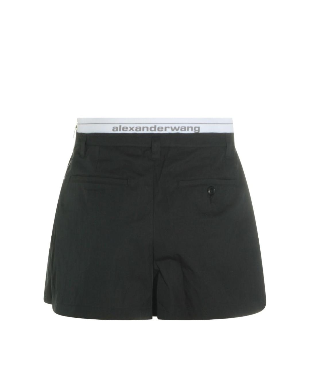 ALEXANDER WANG Черные хлопковые шорты, фото 3
