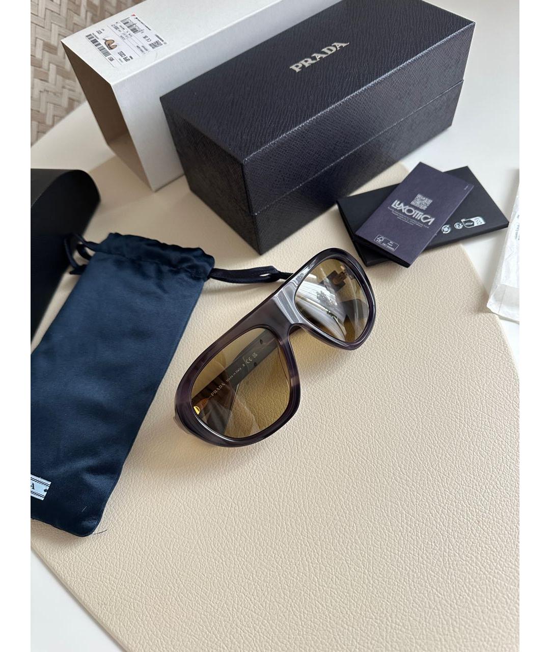 PRADA Пластиковые солнцезащитные очки, фото 3