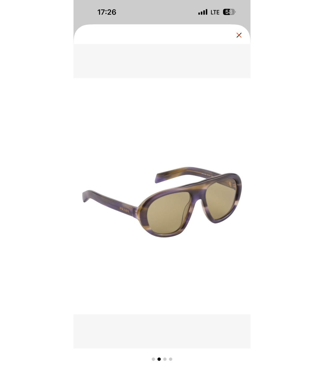 PRADA Пластиковые солнцезащитные очки, фото 8