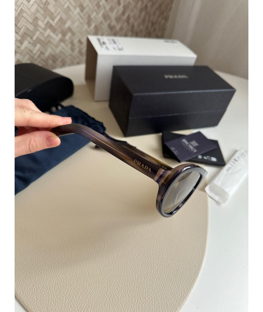 PRADA Пластиковые солнцезащитные очки, фото 4