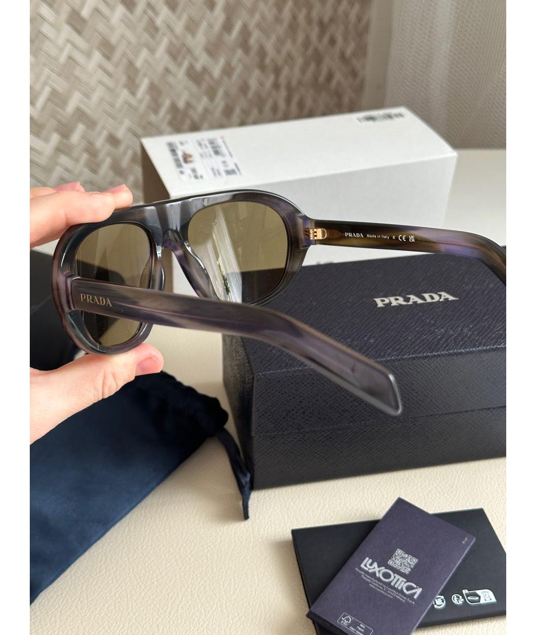 PRADA Пластиковые солнцезащитные очки, фото 2