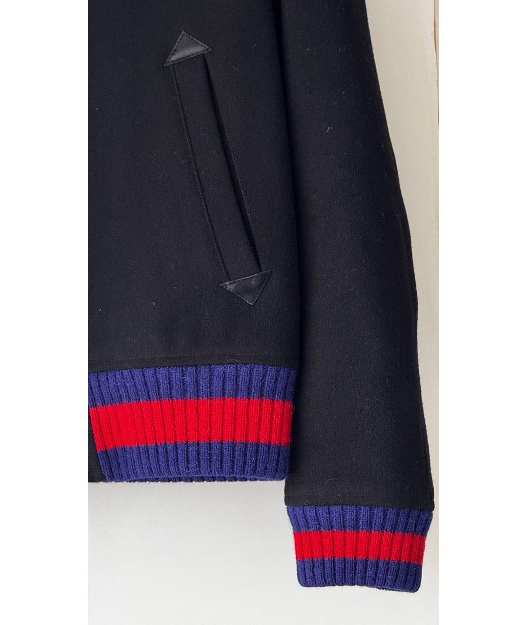 GUCCI Черная шерстяная куртка, фото 4