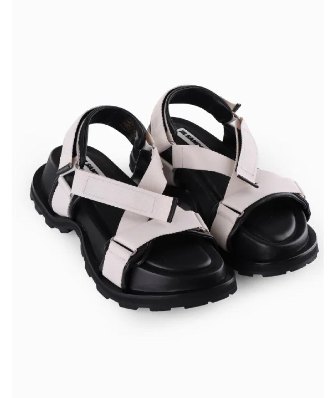 JIL SANDER Белые сандалии, фото 2