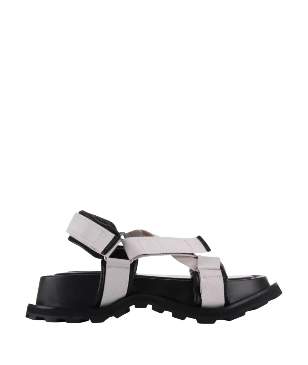 JIL SANDER Белые сандалии, фото 1