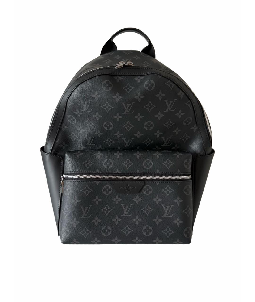 LOUIS VUITTON Черный кожаный рюкзак, фото 1