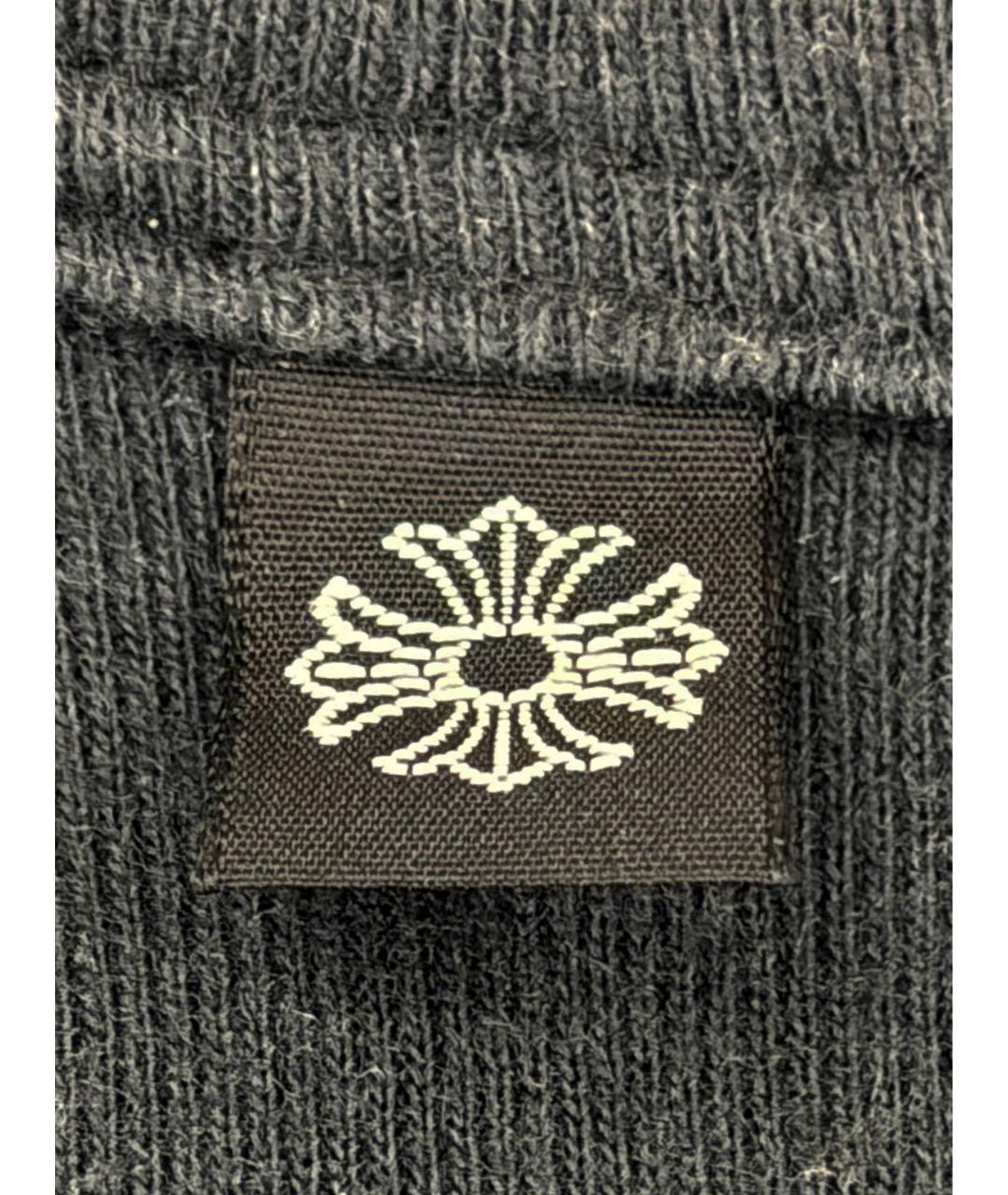 CHROME HEARTS Черная хлопковая футболка, фото 6