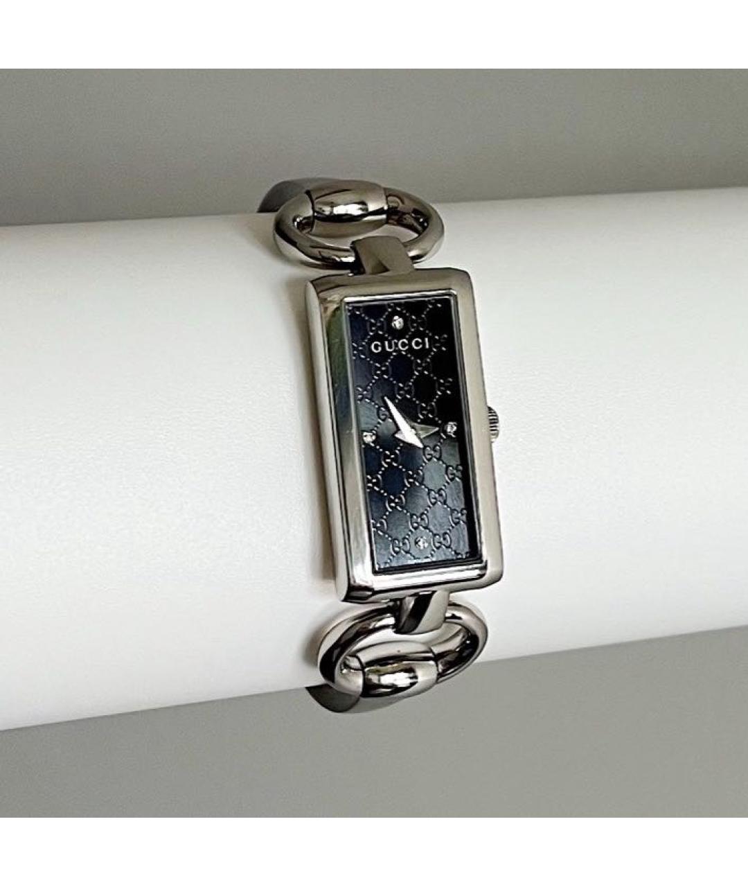 GUCCI Серебряные часы, фото 2
