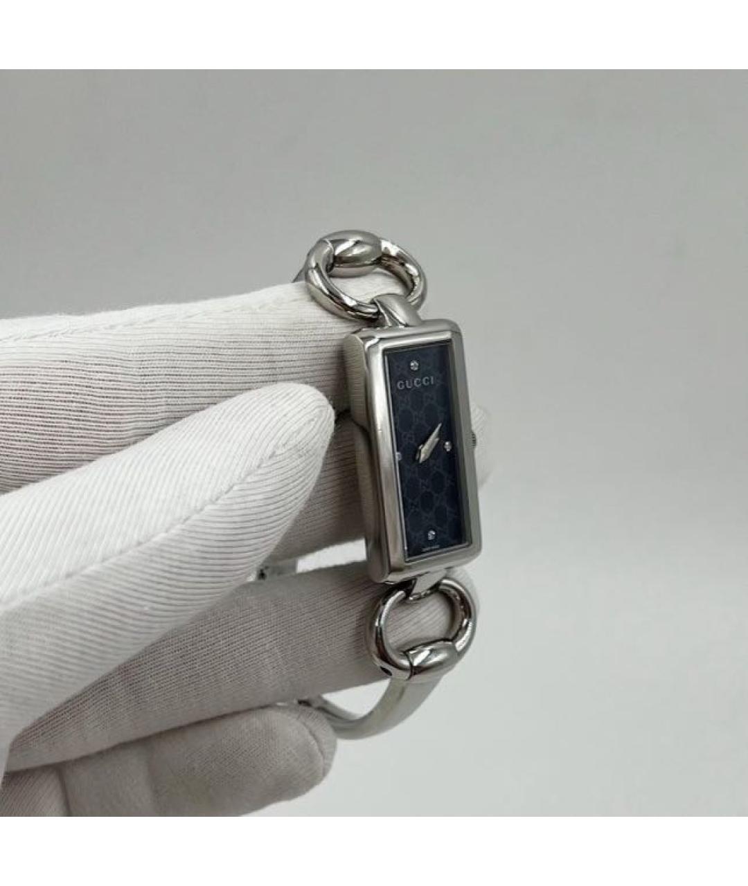 GUCCI Серебряные часы, фото 4
